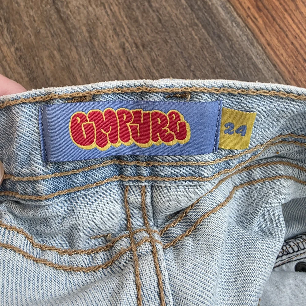 Empyre Light Blue Straight Leg Jeans - Picture 9 of 11